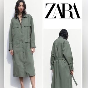 Zara Women's Olive Dress